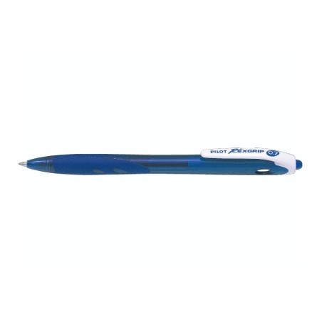 PILOT Penna Biro a sfera REXGRIP BEGREEN 40016 colore Blu 0,7mm, kit da 10 pz