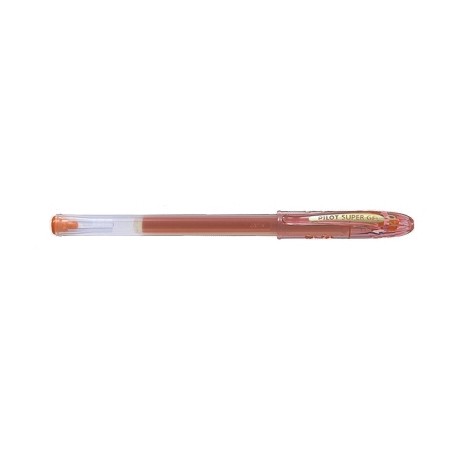 1 - PILOT Penna Biro sfera SUPER GEL colore Arancio 0,7mm