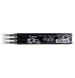 1 - Refill Per Penna Cancellabile Frixion Ball Pilot 0,7 Mm Nero Conf. 3 006656