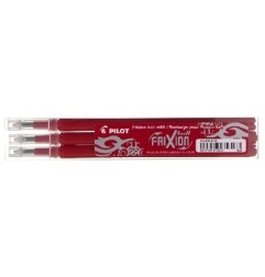 1 - Refill Per Penna Cancellabile Frixion Ball Pilot 0,7 Mm Rosso Conf. 3 006658