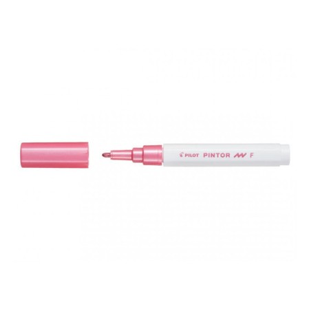 1 - PILOT Pennarello Marker Pintor fine colore rosa metal 002347