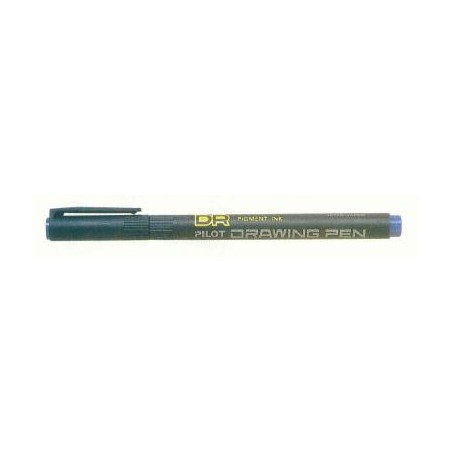 1 - Pennarello drawing pen pilot 03 colore blu