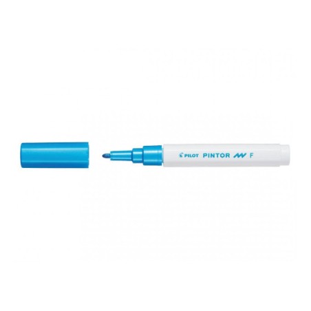 1 - PILOT Pennarello Marker Pintor fine colore blu metal 002349