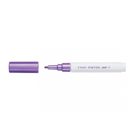 1 - PILOT Pennarello Marker Pintor fine colore viola metal 002350