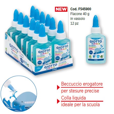 COLLA GIOTTO BLUE GLUE GR.40 5459 FLACONE