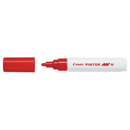 1 - PILOT Pennarello Marker Pintor medio colore rosso 002385