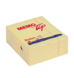 1 - Cubo adesivo post-it giallo Memotip 51x51 400fg 30/019-1