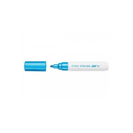 1 - PILOT Pennarello Marker Pintor medio colore blu metal 002380