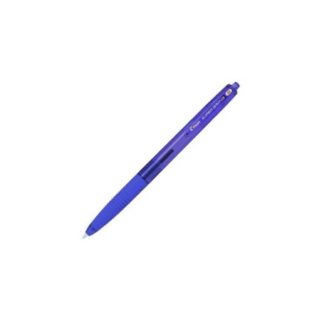 1 - PILOT Penna Biro sfera a scatto SUPER GRIP G colore Viola 1,0mm, Kit da 12 pz 001775