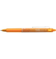 1 - PILOT Penna Biro a sfera cancellabile FRIXION CLICKER 6817 colore Arancio 0,7mm, 12 pz 006817