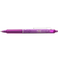 1 - PILOT Penna Biro a sfera cancellabile FRIXION CLICKER 6819 colore Viola 0,7mm, 12 pz 006819