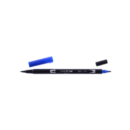 1 - PENNARELLI TOMBOW ABT DUAL BRUSH 6PZ PABT-555 BLU OLTREMARE