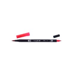 1 - PENNARELLI TOMBOW ABT DUAL BRUSH 6PZ PABT-755 ROSSO RUBINO