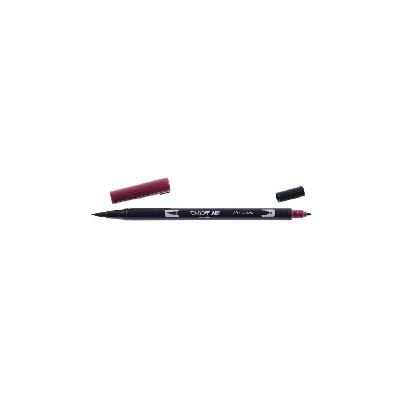 PENNARELLI TOMBOW ABT DUAL BRUSH 6PZ PABT-757 PORTA ROSSA