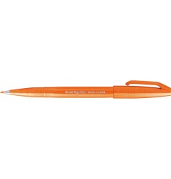 1 - PENTEL SIGN PEN BRUSH ARANCIO -10pz SES15C-F