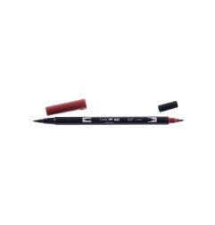 1 - PENNARELLI TOMBOW ABT DUAL BRUSH 6PZ PABT-837 ROSSO VINO