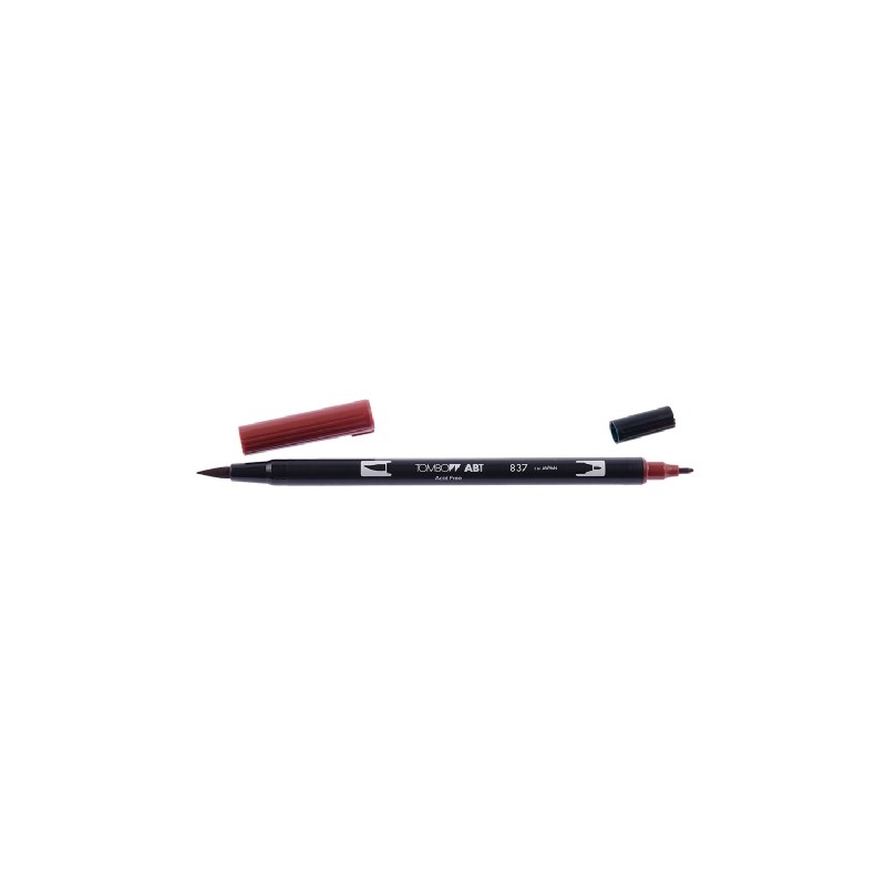 PENNARELLI TOMBOW ABT DUAL BRUSH 6PZ PABT-837 ROSSO VINO