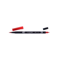 1 - PENNARELLI TOMBOW ABT DUAL BRUSH 6PZ PABT-847 CREMISI