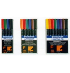 1 - STAEDTLER Penna Lumocolor permanente superfine 313 4 colori