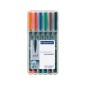 STAEDTLER Penna Lumocolor permanente superfine 313 6 colori