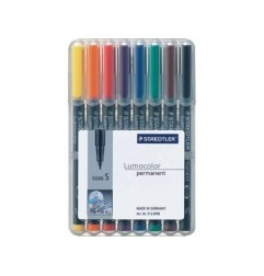 1 - STAEDTLER Penna Lumocolor permanente superfine 313 8 colori