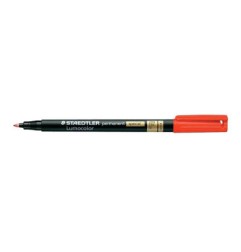 1 - STAEDTLER 10 pz Penna indelebile Lumocolor fine special 319 rosso