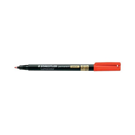 STAEDTLER 10 pz Penna indelebile Lumocolor fine special 319 rosso