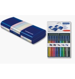 1 - 12 pz Penna Biro Staedtler Triplus Color colori assortiti 323MB12