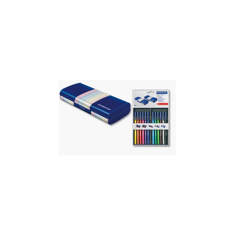 12 pz Penna Biro Staedtler Triplus Color colori assortiti 323MB12