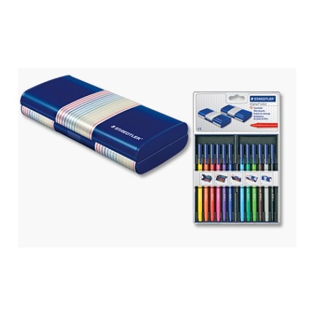 12 pz Penna Biro Staedtler Triplus Color colori assortiti 323MB12