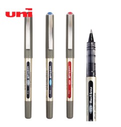 1 - OSAMA MITSUBISHI Uni Ball EYE Penna a Sfera Nero Punta Fine 0,7mm -12PZ UB157