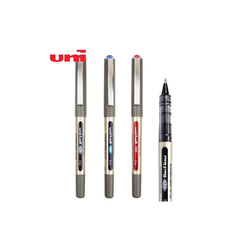 OSAMA MITSUBISHI Uni Ball EYE Penna a Sfera Nero Punta Fine 0,7mm -12PZ UB157