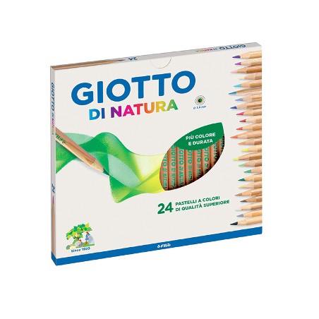 FILA Pastelli Giotto di Natura 24 colori assortiti 2407