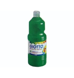 1 - FILA Tempera Pronta GIOTTO Flacone da 1 Litro Verde Cinabro 5334