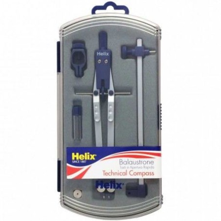 1 - Helix Compasso Balaustrone con Frizione a Tasti e Prolunga 5pz 178125