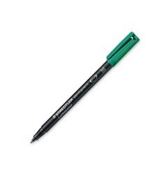 1 - STAEDTLER  Penna indelebile Lumocolor punta media 317 verde