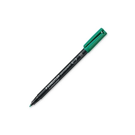 STAEDTLER  Penna indelebile Lumocolor punta media 317 verde