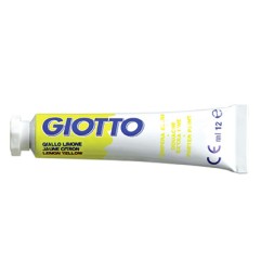 1 - FILA Colore a Tempera GIOTTO Tubetto 12 mL Giallo Limone 03 3520