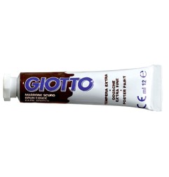 1 - FILA Colore a Tempera GIOTTO Tubetto 12 mL Marrone Scuro 04 3520