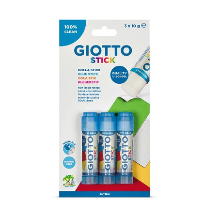 1 - FILA 3 pezzi Tubetto Colla stick Giotto 10 gr 099300