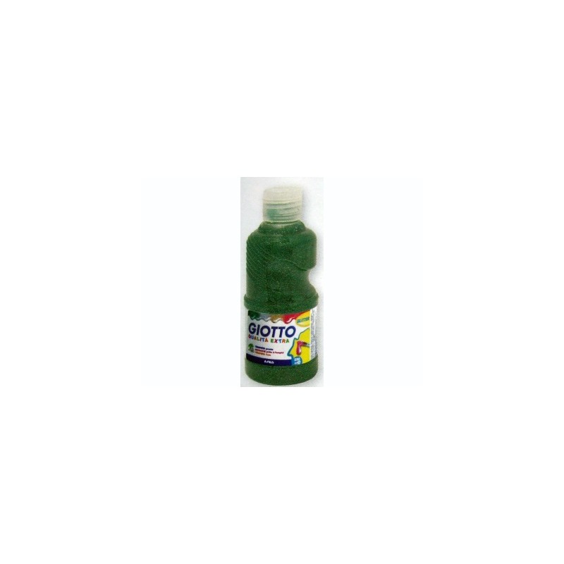 TEMPERA GIOTTO GLITTER 250ML. VERDE 531205