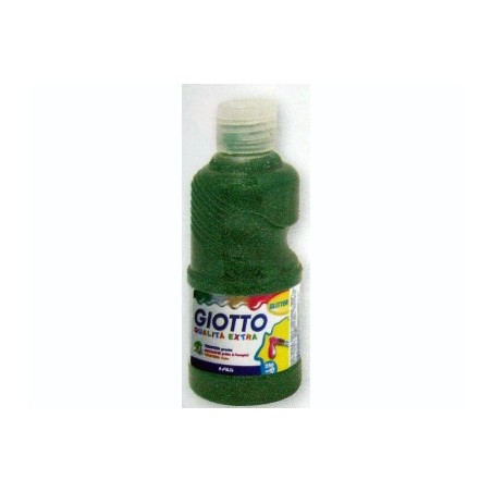 TEMPERA GIOTTO GLITTER 250ML. VERDE 531205