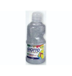 1 - FILA Colore Tempera Pronta GIOTTO Glitter 250 mL Argento 531202