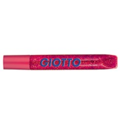 1 - FILA 20 PEZZI GLITTER GLUE GIOTTO 10,5ML. ROSSO  5439