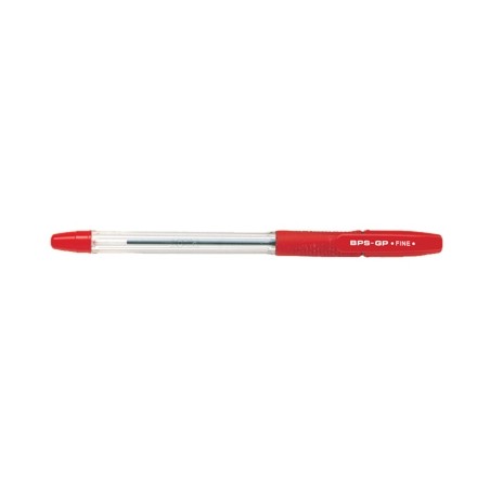 1 - PILOT Penna Biro a sfera BPS-GP F 1582 di colore Rosso 0,7 mm 001582