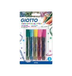 1 - 5 PENNE Giotto Fila blister Decor Glitter 10,5 ML 5454