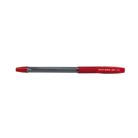 1 - PILOT Penna Biro a sfera BPS-GP M 1587 di colore Rosso 1,0 mm 001587