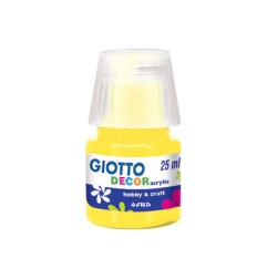 1 - FILA Colori a Tempera GIOTTO Decor Acrilici 25 mL Giallo Primario 538102