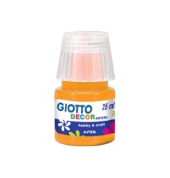 1 - FILA Colori a Tempera GIOTTO Decor Acrilici 25 mL Giallo Scuro 538104