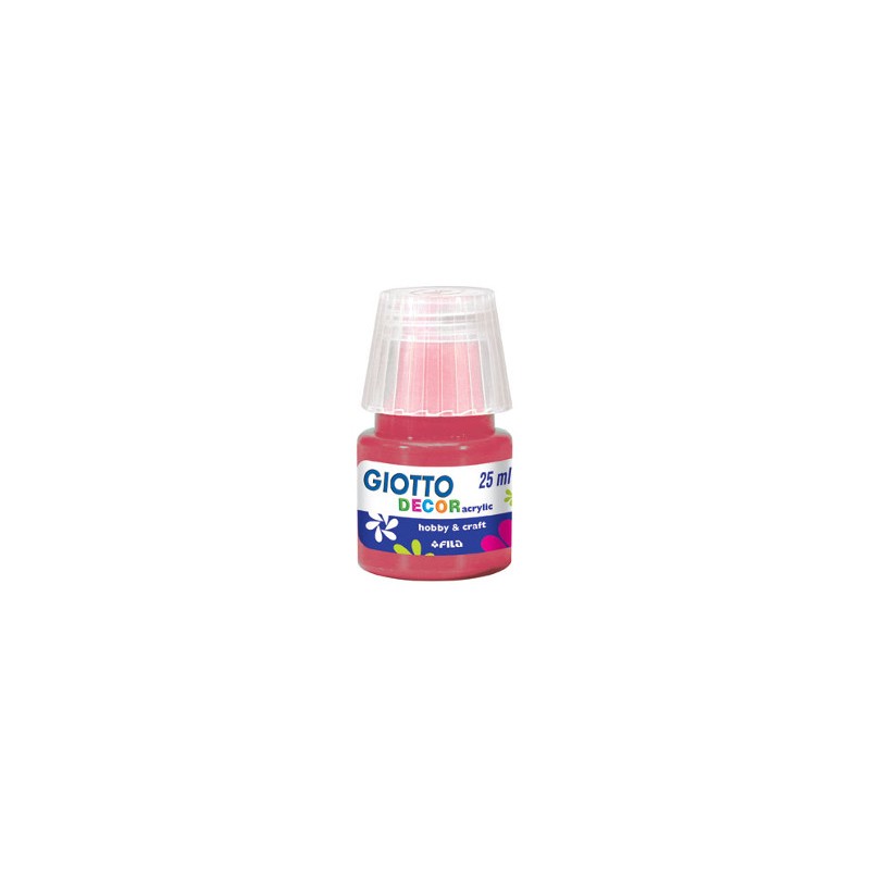 FILA Colori a Tempera GIOTTO Decor Acrilici 25 mL Carminio 538109